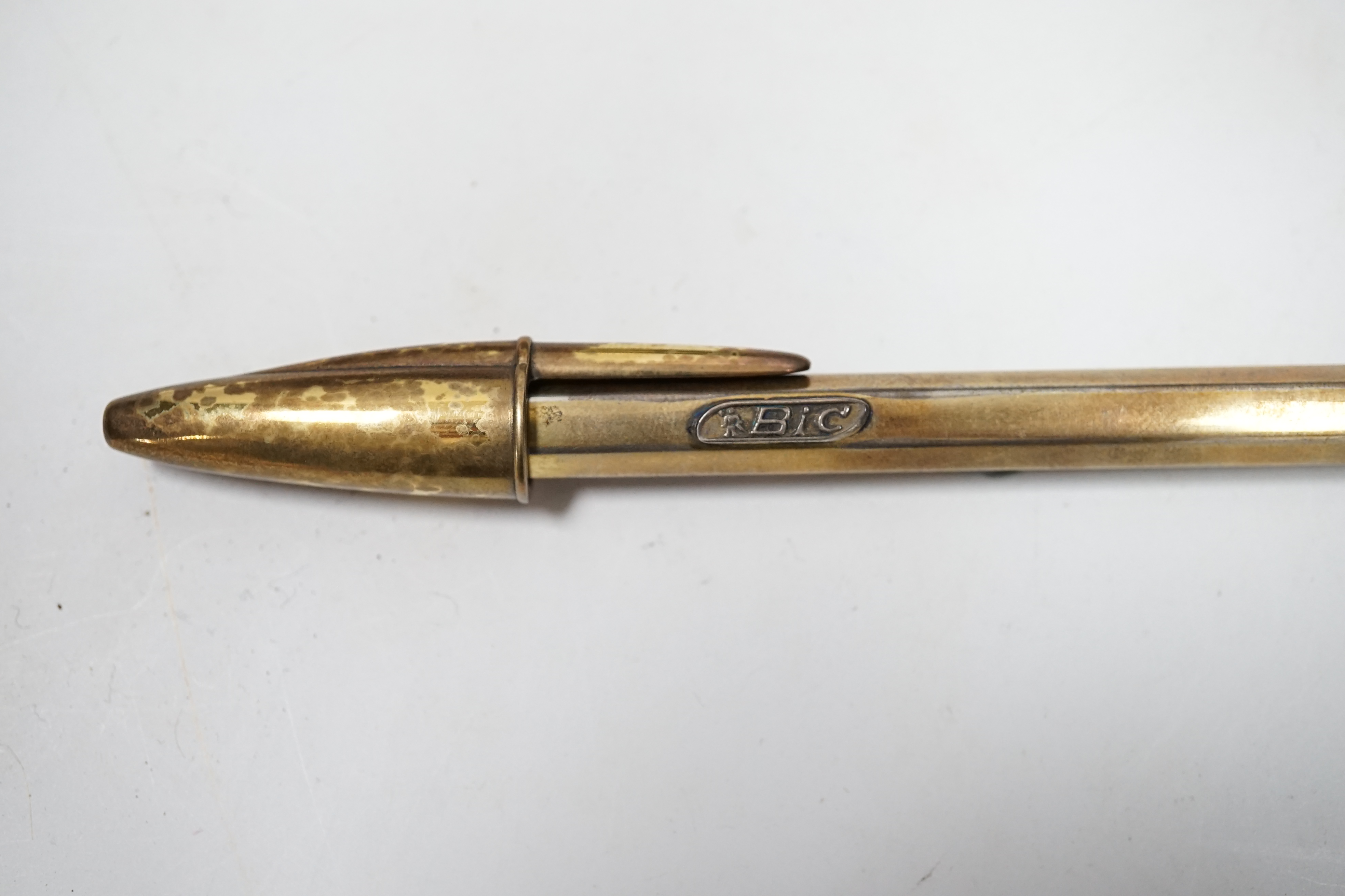 A vintage 'Bic' 50th Anniversary ballpen in Vermiel, in original box